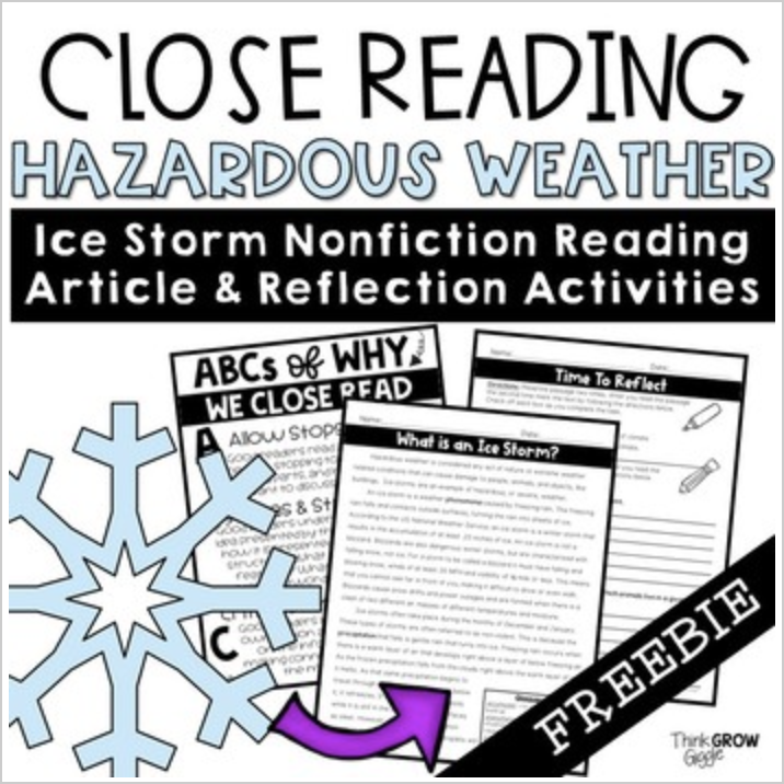 Hazardous Weather Close Reading