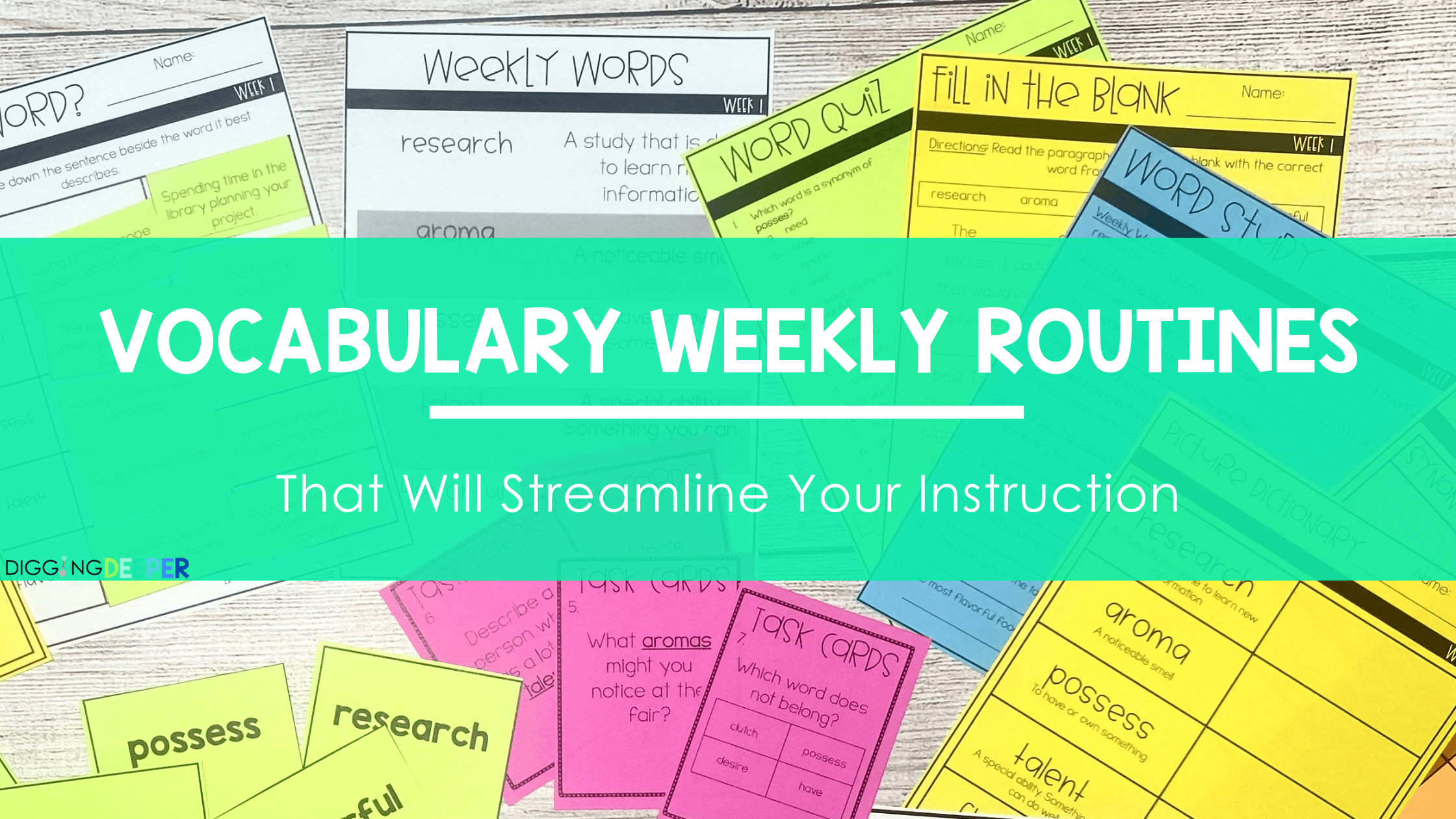 The Best Weekly Vocabulary Activities to Amp up your Instruction -