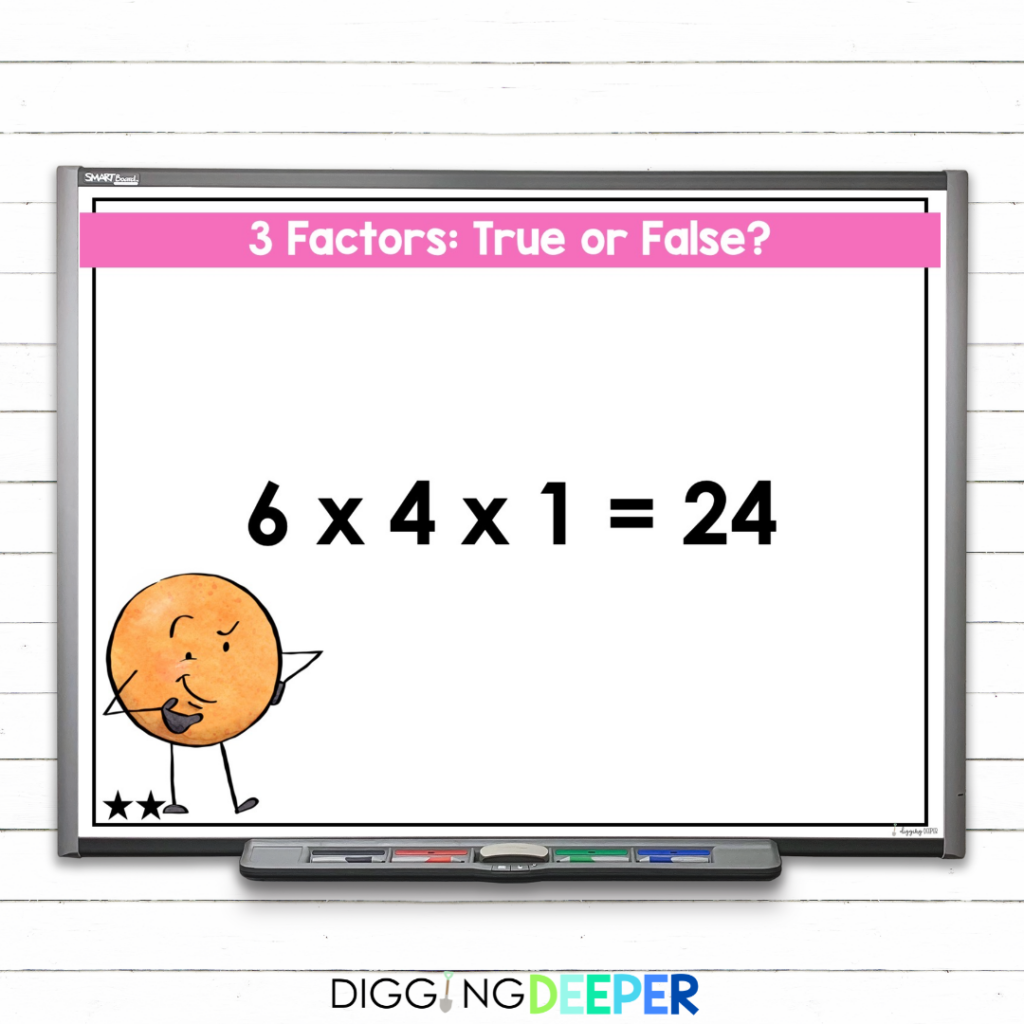 True or false 3rd grade multiplication warm up